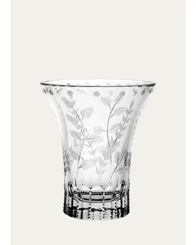 William Yeoward Crystal Fern Tulip Vase