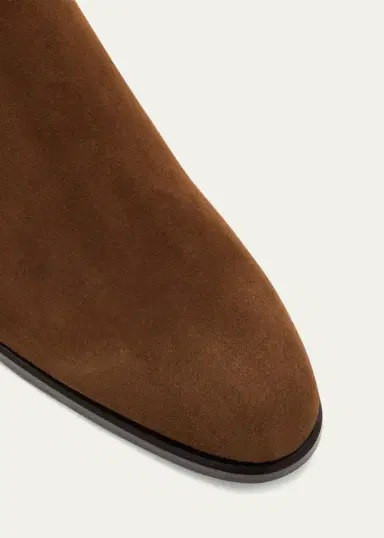 Brioni Men's Suede Chelsea Boots | Thumbnail 5