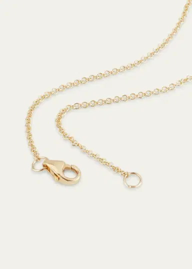 Brent Neale Mini Mushroom Pendant with Sapphires on Chain, 16"L | Thumbnail 4