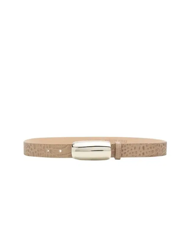 L'Agence x Streets Ahead Marlowe Croc-Embossed Leather Belt