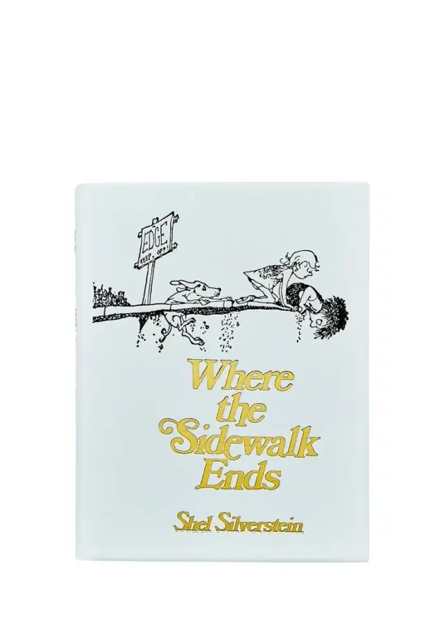 Graphic Image "Where the Sidewalk Ends" Leather Bound Book by Shel Silverstein