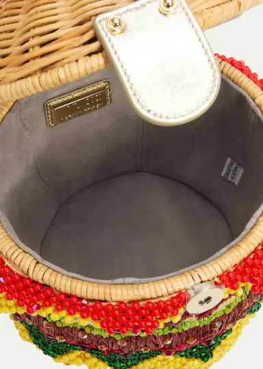 Judith Leiber Couture Deluxe Cheeseburger Basket Wristlet Bag | Thumbnail 4