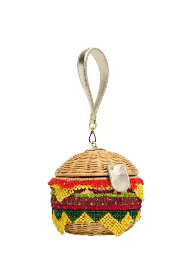 Judith Leiber Couture Deluxe Cheeseburger Basket Wristlet Bag | Thumbnail 1