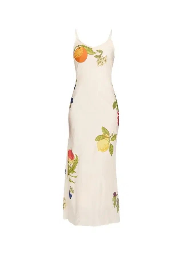 Alix of Bohemia Athens Nine Fruit Bias-Cut Slip Dress