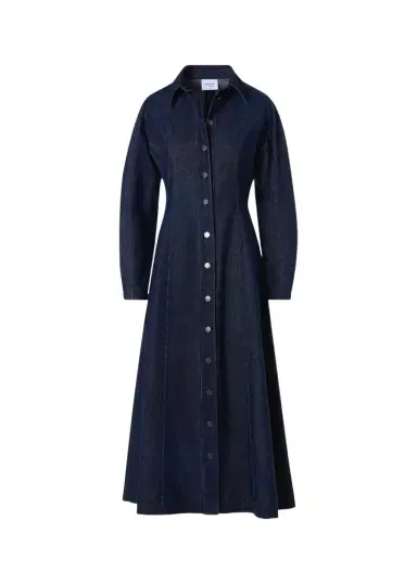 Akris punto Changent Micro Corduroy Midi Dress | Thumbnail 1