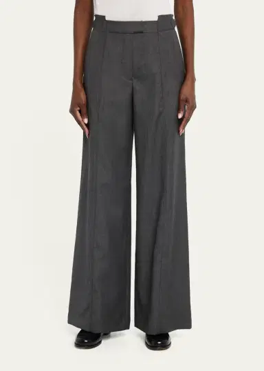 OFFICINE GÉNÉRALE Zelia Wide-Leg Pants | Thumbnail 4 OFFICINE GÉNÉRALE Zelia Wide-Leg Pants | Thumbnail 4
