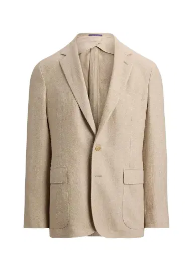 Ralph Lauren Purple Label Men's Hadley Hand-Tailored Herringbone Sport Jacket | Thumbnail 1