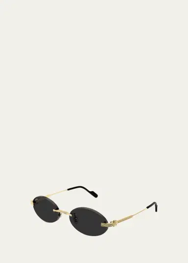 Cartier 53MM Oval Sunglasses | Thumbnail 2