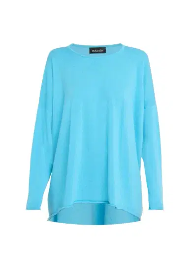 Eskandar Cashmere A-Line Bateau Neck Sweater - Long | Thumbnail 1 Eskandar Cashmere A-Line Bateau Neck Sweater - Long | Thumbnail 1
