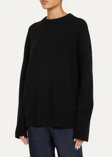 The Row Sibem Wool-Cashmere Crewneck Sweater | Thumbnail 4