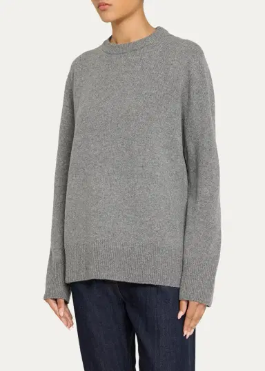 The Row Sibem Wool-Cashmere Crewneck Sweater | Thumbnail 9