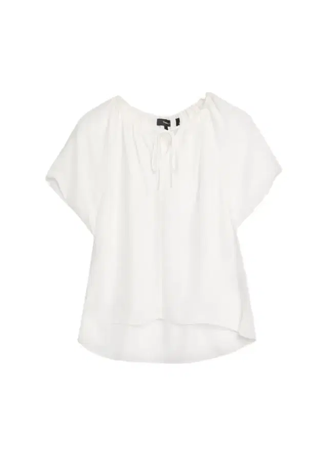 Theory Draped Front-Tie Blouse