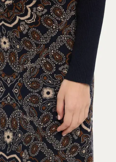 Cara Cara Clara Bandana Jacquard Midi Skirt | Thumbnail 5