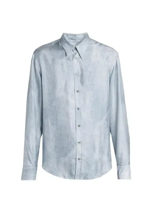 Giorgio Armani Men's Blur Printed Silk Shirt