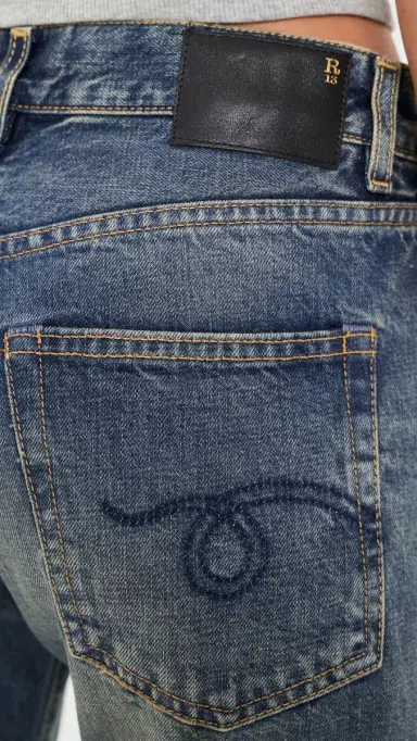R13 BF Jeans Bowery Indigo | Thumbnail 6