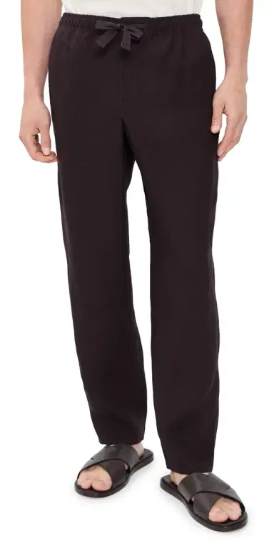 Orlebar Brown Alex Linen Pants Espresso | Thumbnail 1