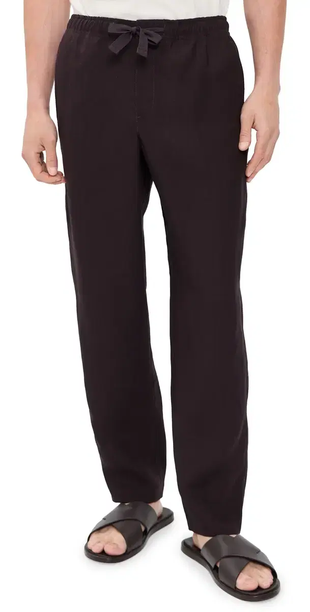 Orlebar Brown Alex Linen Pants Espresso
