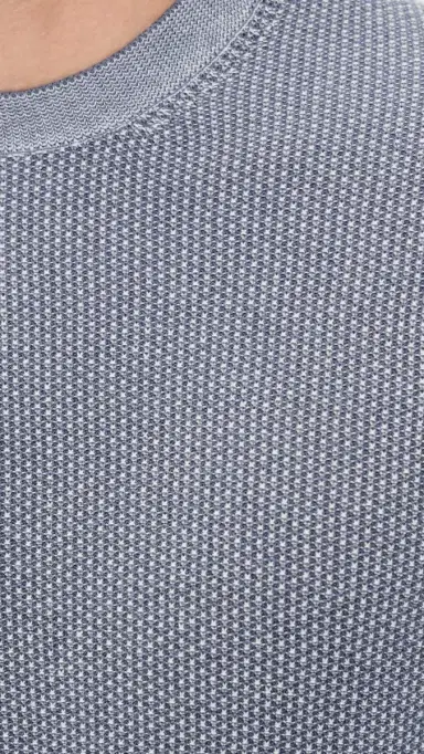 Vince Geo Jacquard Crew Neck Sweater Late Evening/Classic Cream | Thumbnail 6 Vince Geo Jacquard Crew Neck Sweater Late Evening/Classic Cream | Thumbnail 6