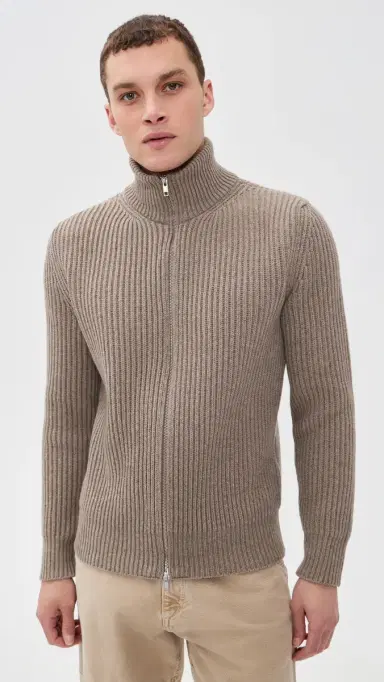MM6 MAISON MARGIELA Full Zip Sweater | Thumbnail 2 MM6 MAISON MARGIELA Full Zip Sweater | Thumbnail 2