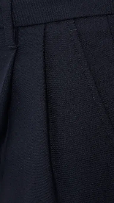 Vince Refined Twill Double Pleated Louie Trousers Coastal | Thumbnail 6 Vince Refined Twill Double Pleated Louie Trousers Coastal | Thumbnail 6