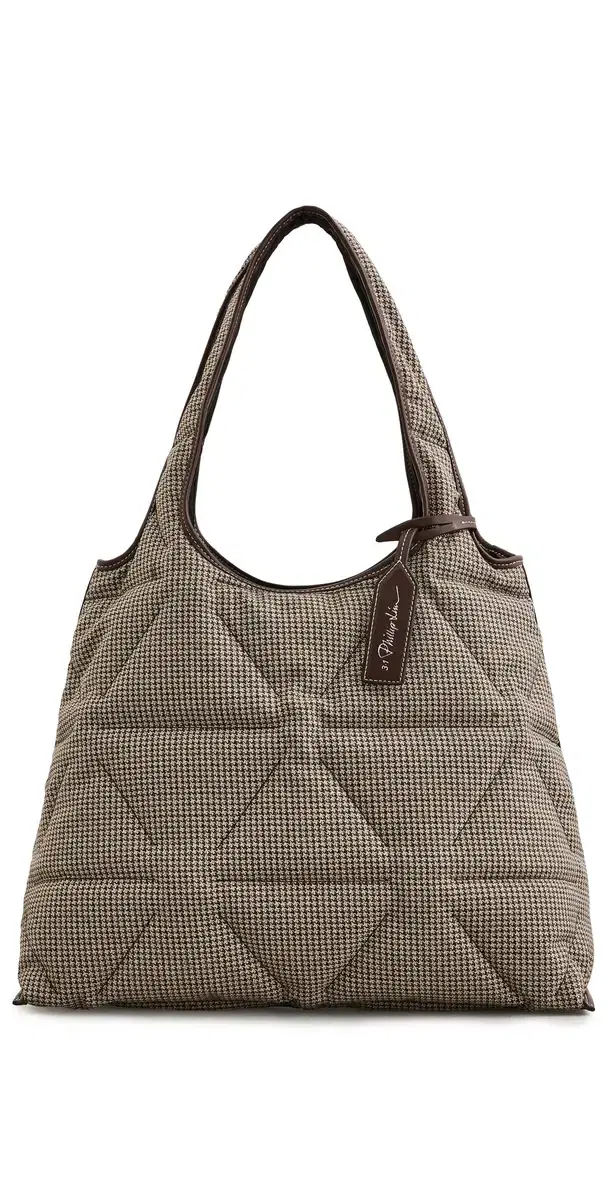 Tweed Market Tote Brown Multi One Size