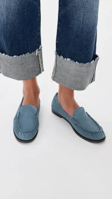 Aquazzura College Mocassins Cashmere Blue | Thumbnail 3 Aquazzura College Mocassins Cashmere Blue | Thumbnail 3