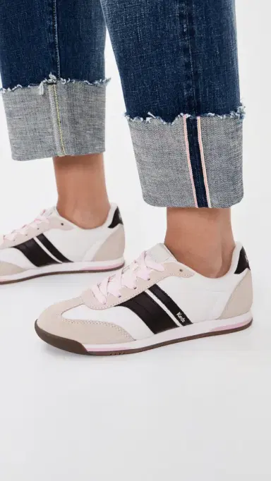 Keds Revival Sneakers Snow White/Black/Pink | Thumbnail 3