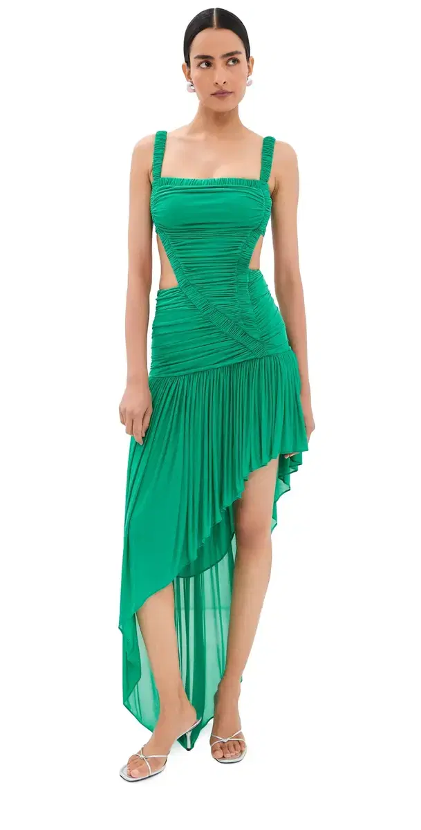 Orion Separation Swept Gown Malachite