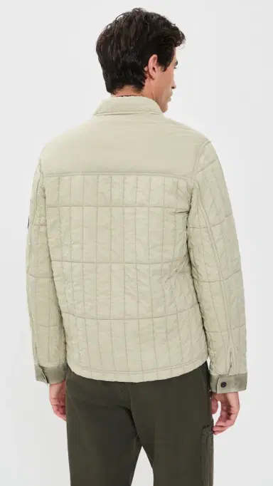 Stone Island Ultralight Nylon Quilted-TC Jacket Sand S | Thumbnail 3