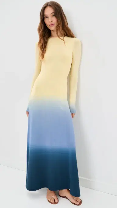 Solid & Striped The Dora Dress Danish Butter/Deep Canal M | Thumbnail 2 Solid & Striped The Dora Dress Danish Butter/Deep Canal M | Thumbnail 2