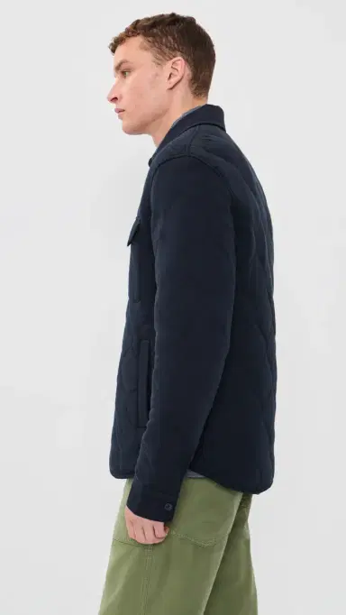 Vince Quilted Shirt Jacket Coastal | Thumbnail 4 Vince Quilted Shirt Jacket Coastal | Thumbnail 4