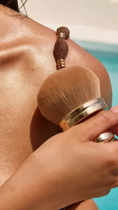Kopari Sun Veil Kabuki Body Brush No Color | Thumbnail 3 Kopari Sun Veil Kabuki Body Brush No Color | Thumbnail 3
