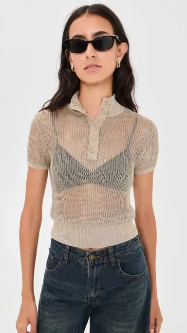 LIONESS Matcha Knit Tee | Thumbnail 2