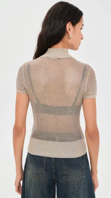LIONESS Matcha Knit Tee | Thumbnail 3