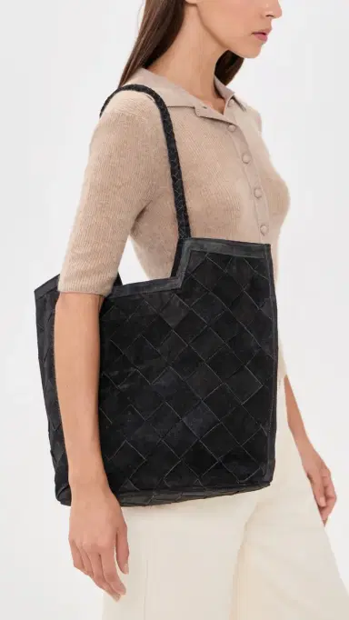 BEMBIEN Camilla Large Suede Tote Black Suede One Size | Thumbnail 3 BEMBIEN Camilla Large Suede Tote Black Suede One Size | Thumbnail 3