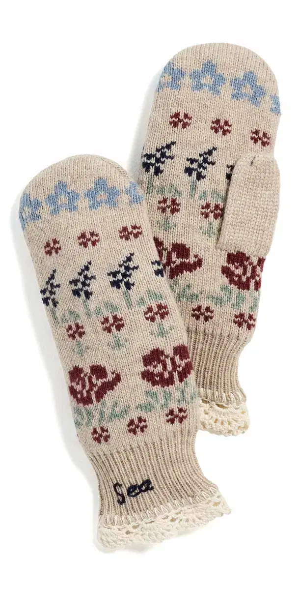 Sea Preston Fair Isle Knit Mittens