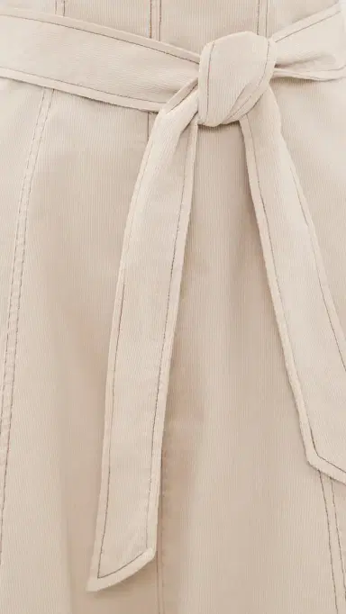 Shoshanna Cora Corduroy Dress Oat | Thumbnail 6 Shoshanna Cora Corduroy Dress Oat | Thumbnail 6