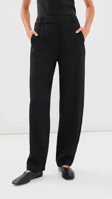 Tibi Eco Acetate Viscose Grace Trousers Black | Thumbnail 2 Tibi Eco Acetate Viscose Grace Trousers Black | Thumbnail 2