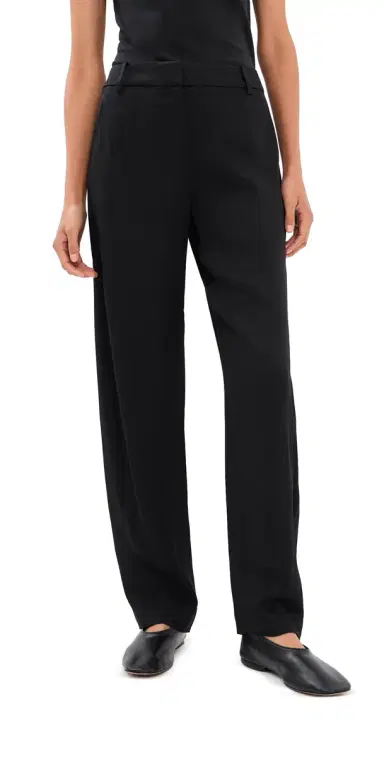 Tibi Eco Acetate Viscose Grace Trousers Black | Thumbnail 1 Tibi Eco Acetate Viscose Grace Trousers Black | Thumbnail 1