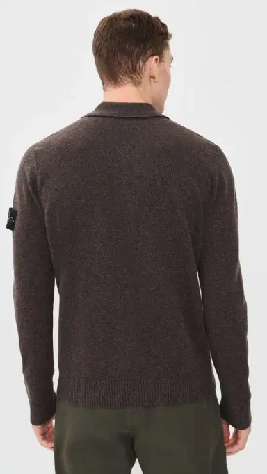 Stone Island Polo Sweater elange Lead | Thumbnail 3