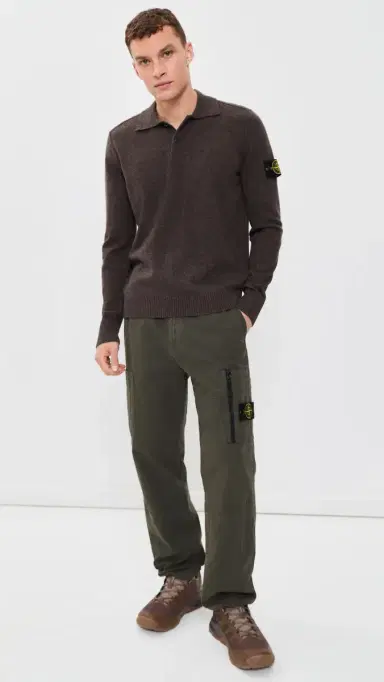 Stone Island Polo Sweater elange Lead | Thumbnail 5