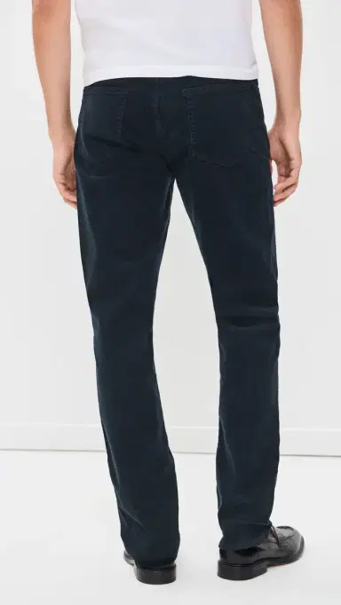 Frame Modern Straight Corduroy Pants Dark Navy | Thumbnail 3