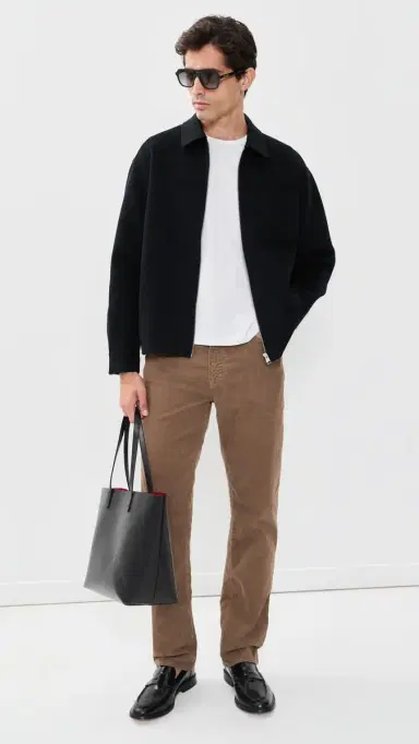 Frame Modern Straight Corduroy Pants | Thumbnail 5 Frame Modern Straight Corduroy Pants | Thumbnail 5