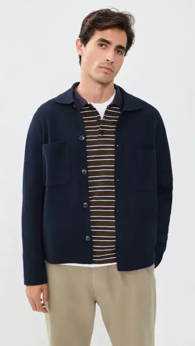 Closed Polo Cardigan Dark Night | Thumbnail 2 Closed Polo Cardigan Dark Night | Thumbnail 2