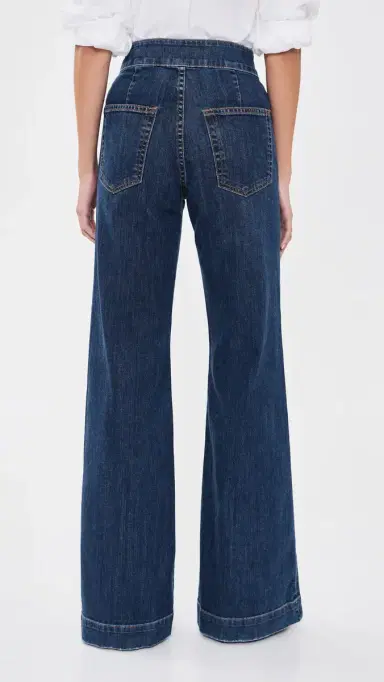 Askk NY Brighton Wide Leg Jeans Dark Stone 26 | Thumbnail 3