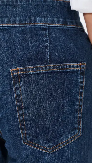 Askk NY Brighton Wide Leg Jeans Dark Stone 26 | Thumbnail 6