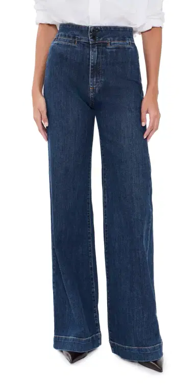 Askk NY Brighton Wide Leg Jeans Dark Stone 26 | Thumbnail 1