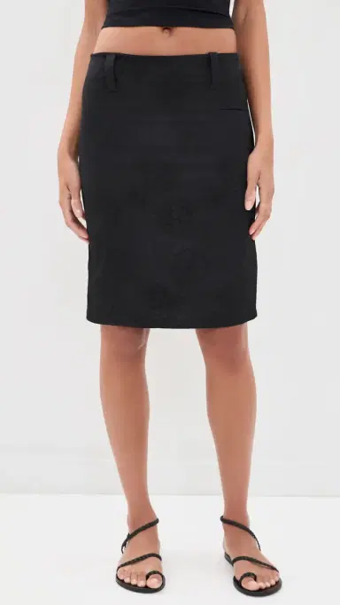LIONESS Play On Midi Skirt Noir | Thumbnail 2
