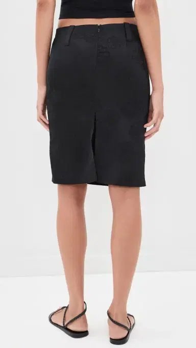 LIONESS Play On Midi Skirt Noir | Thumbnail 3