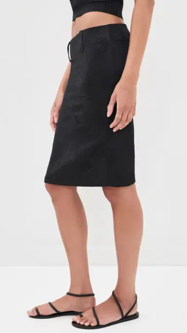 LIONESS Play On Midi Skirt Noir | Thumbnail 4